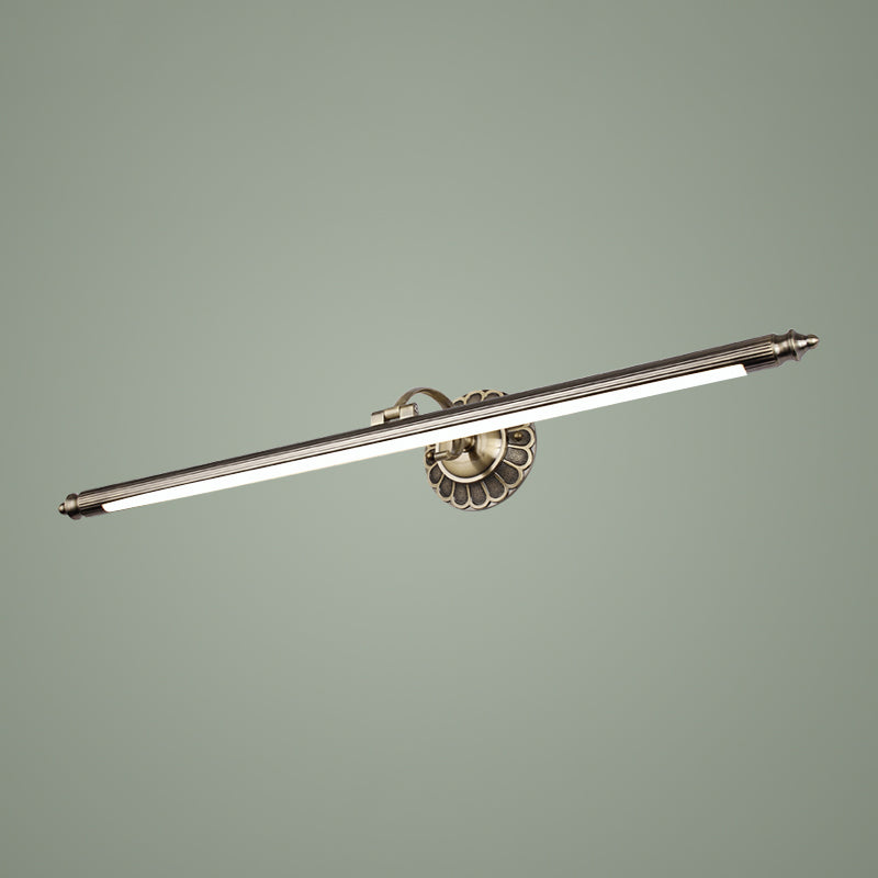 Éclairage de vanité linéaire métal