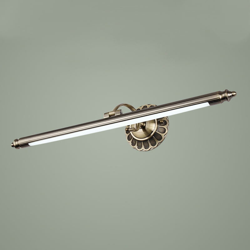 Éclairage de vanité linéaire métal