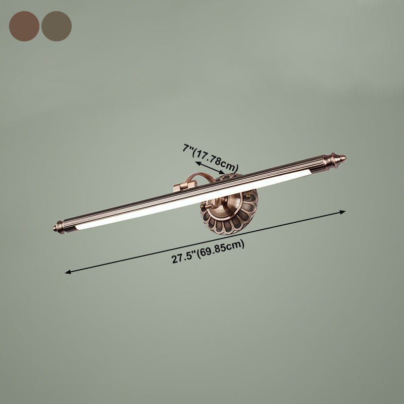 Éclairage de vanité linéaire métal