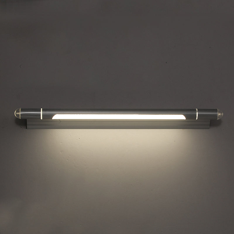 Metal Linear Vanity Lighting Contemporary Style 1 Light Vanity Lighting Ideas