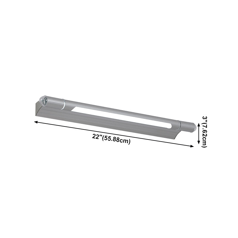 Metal Linear Vanity Lighting Contemporary Style 1 Light Vanity Lighting Ideas