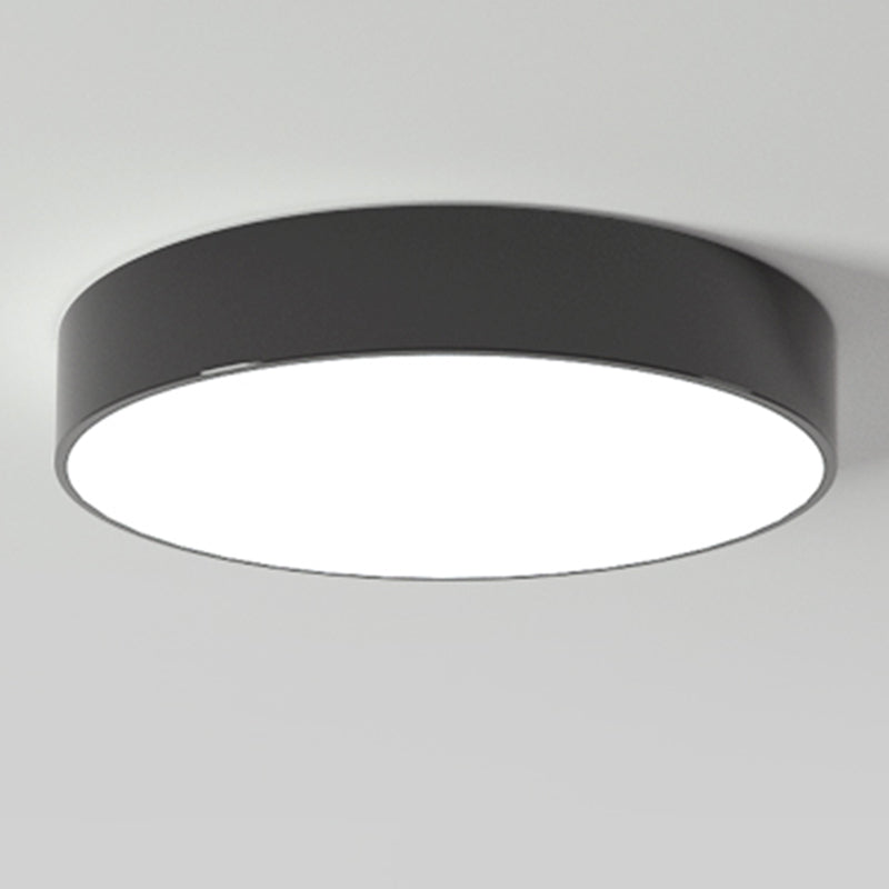 Plafoniera moderna da incasso in stile amaretto, rotonda, in acrilico, a LED, da incasso