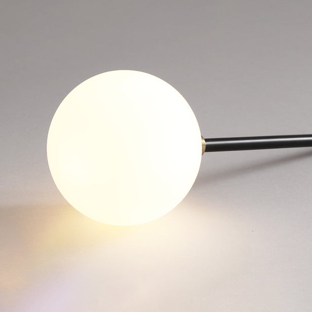 Lampade per lampadari in metallo moderno lampade a sospensione nera a sospensione multishead per soggiorno