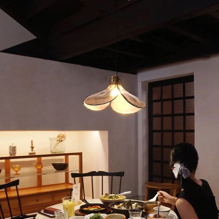 Luce a sospensione in vetro ambra in stile industriale Antique 1 lampada a sospensione leggera per sala da pranzo