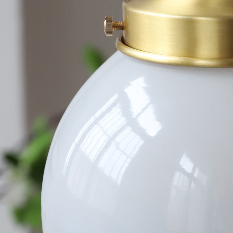 Pendante de style moderne minimalisme minimalisme en métal verre suspendu pour le chevet