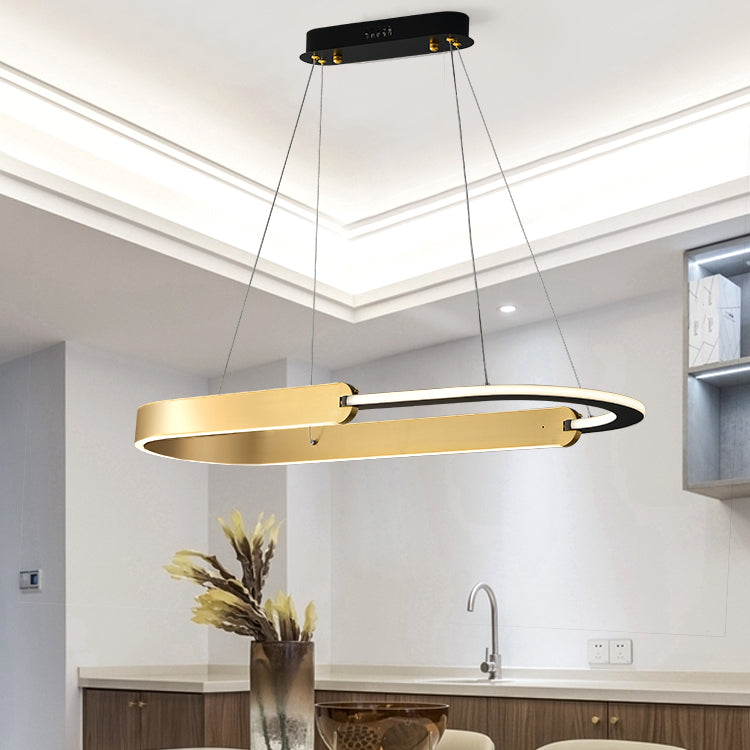 Modern Dining Chandelier Light Simple LED Island Light Fixture for Dining Room