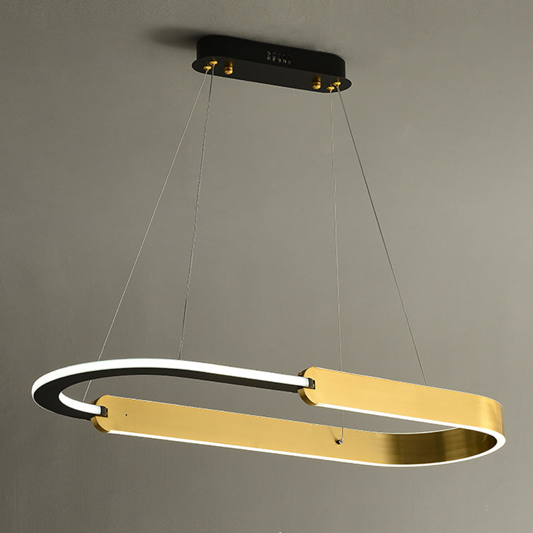 Modern Dining Chandelier Light Simple LED Island Light Fixture for Dining Room