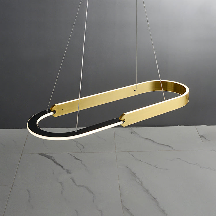 Modern Dining Chandelier Light Simple LED Island Light Fixture for Dining Room