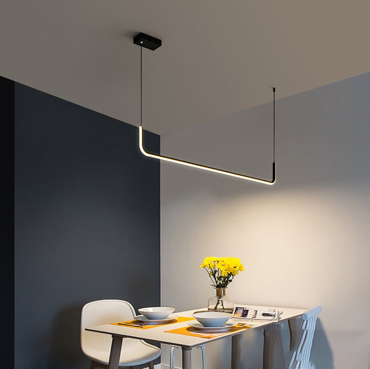 LED MODERNE LED LEIL SIMPLE SIMPLE PRENDANT PRENDANT LEMILTURE POUR LA RABLÈTE