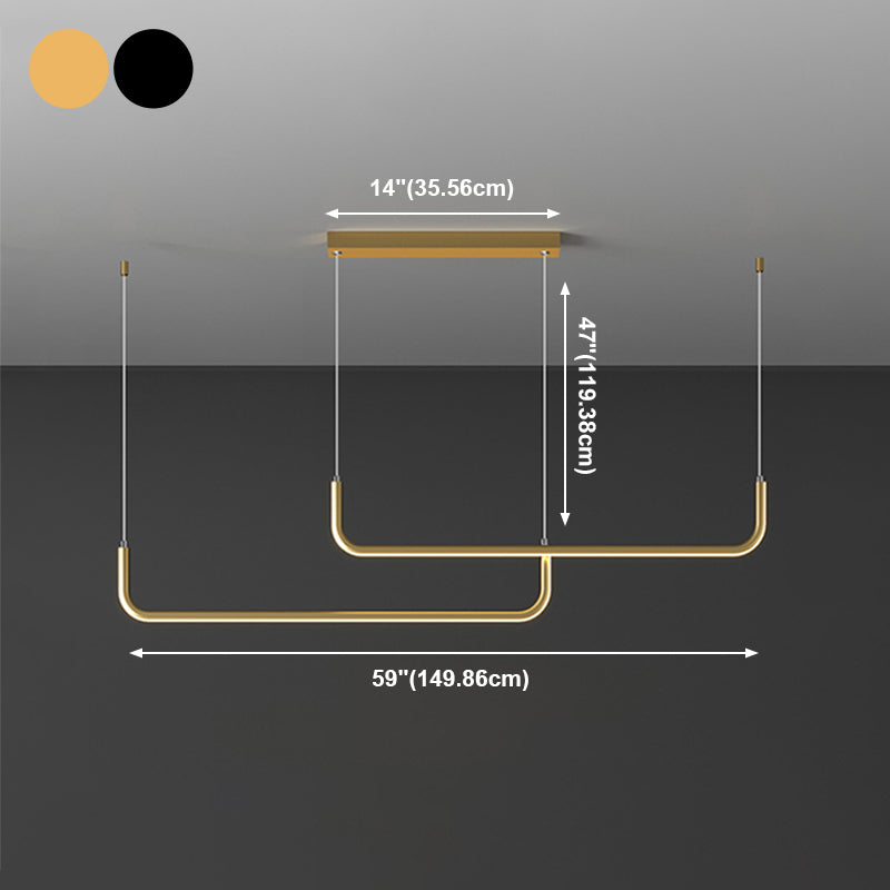 LED MODERNE LED LEIL SIMPLE SIMPLE PRENDANT PRENDANT LEMILTURE POUR LA RABLÈTE