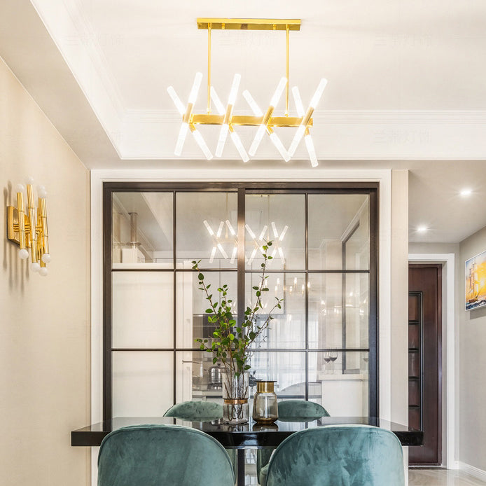 Moderner LED -Insel Leichtfutterraum Einfaches Hängslampenvorricht