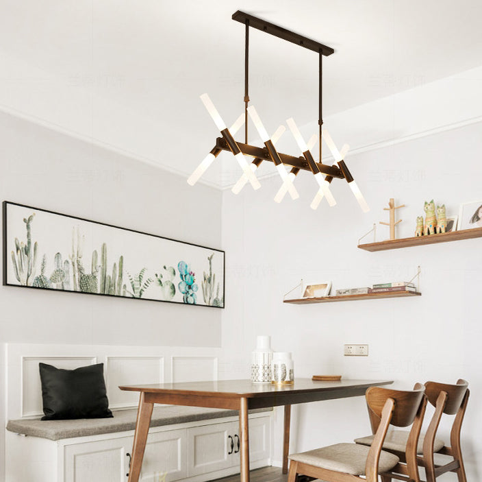 Moderner LED -Insel Leichtfutterraum Einfaches Hängslampenvorricht