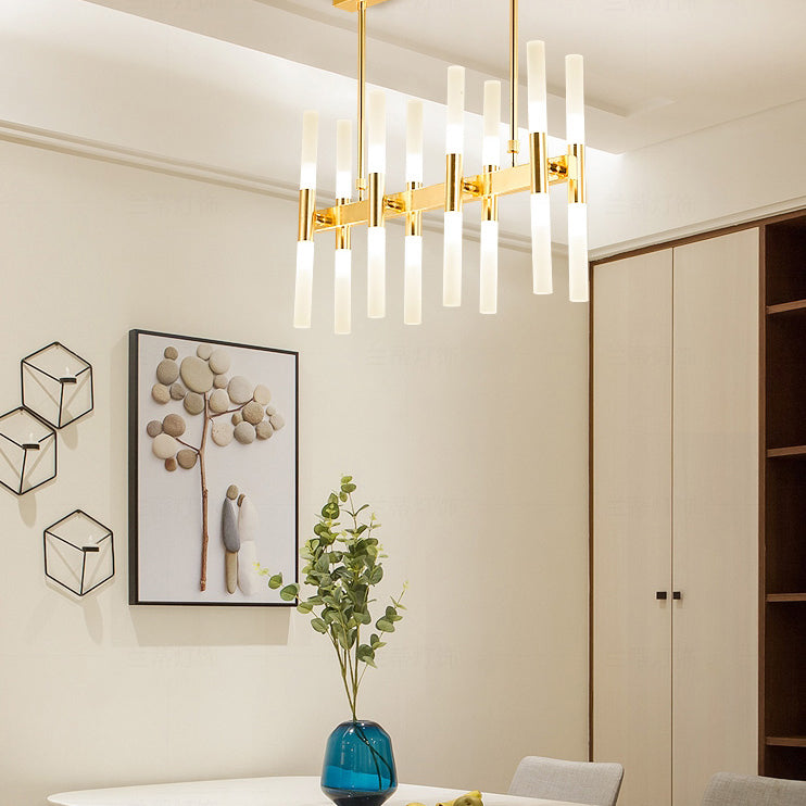 Moderner LED -Insel Leichtfutterraum Einfaches Hängslampenvorricht