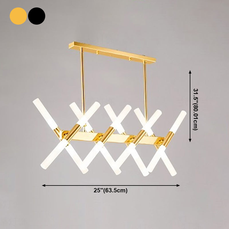 Moderner LED -Insel Leichtfutterraum Einfaches Hängslampenvorricht