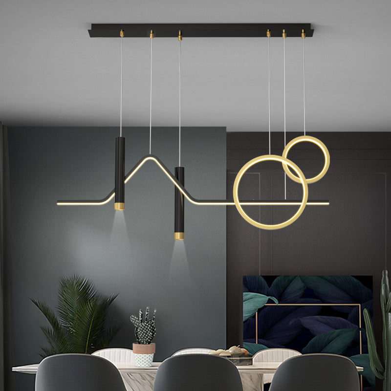 Moderne LED -Island Leichte LED LED Hanging Lampenvorrichtung für Esszimmer