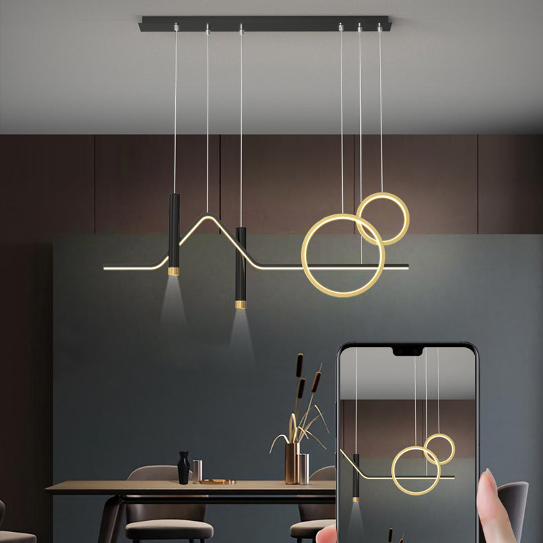 Moderne LED -Island Leichte LED LED Hanging Lampenvorrichtung für Esszimmer