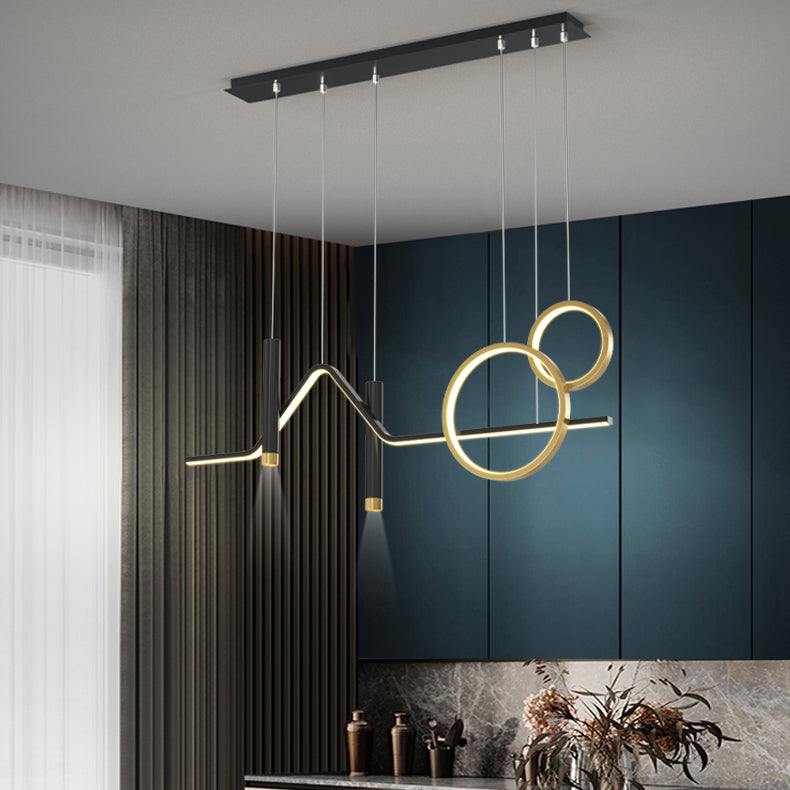 Moderne LED -Island Leichte LED LED Hanging Lampenvorrichtung für Esszimmer