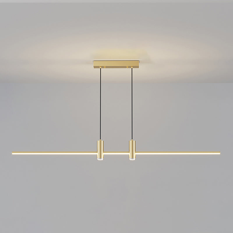 Moderno Simple LED Island Light Comedor accesorio de lámpara colgante