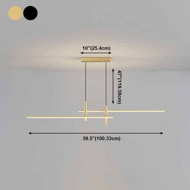 Moderno Simple LED Island Light Comedor accesorio de lámpara colgante