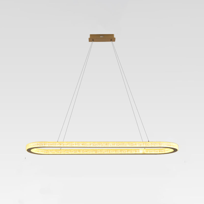 Modern Simple LED Island Light Dining Room Hanging Lighting Fixture