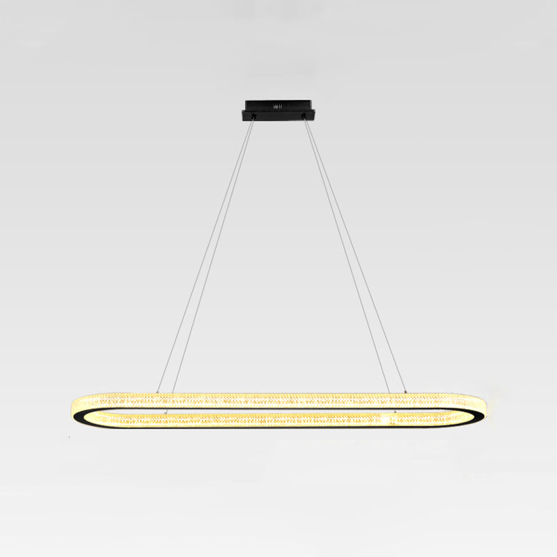 Modern Simple LED Island Light Dining Room Hanging Lighting Fixture