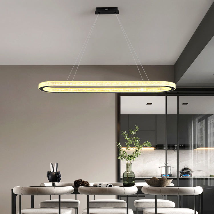 Modern Simple LED Island Light Dining Room Hanging Lighting Fixture