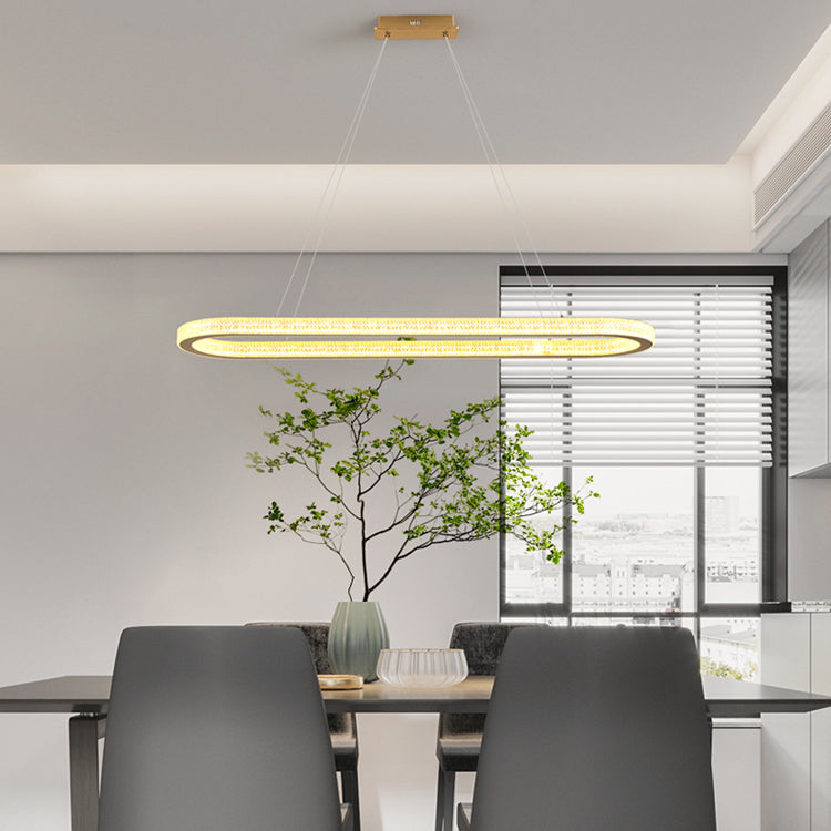 Modern Simple LED Island Light Dining Room Hanging Lighting Fixture