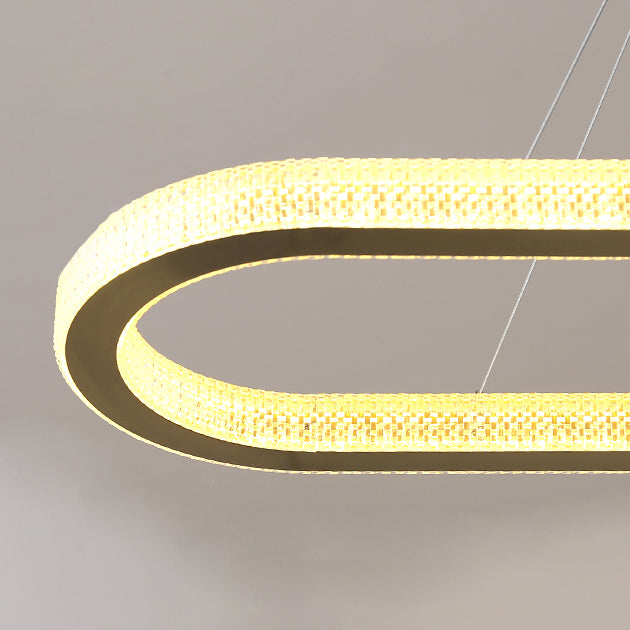 Modern Simple LED Island Light Dining Room Hanging Lighting Fixture