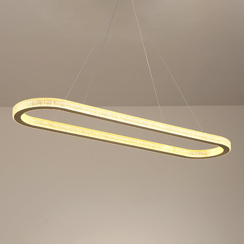 Modern Simple LED Island Light Dining Room Hanging Lighting Fixture