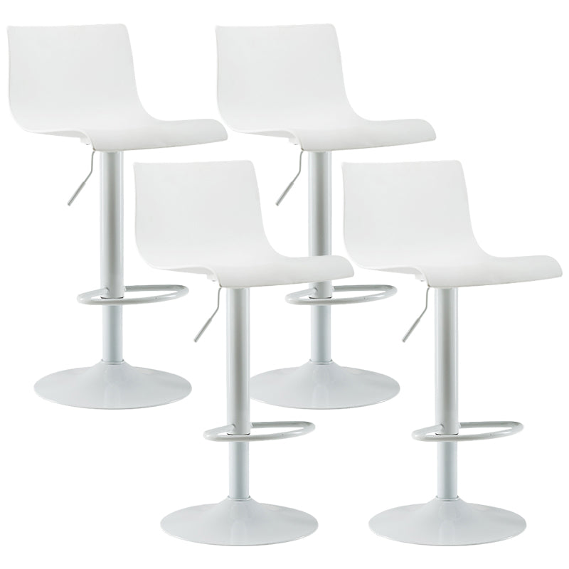 Moderne plastic stoelen Barstool Roterende tillend metalen barkruk voor binnen