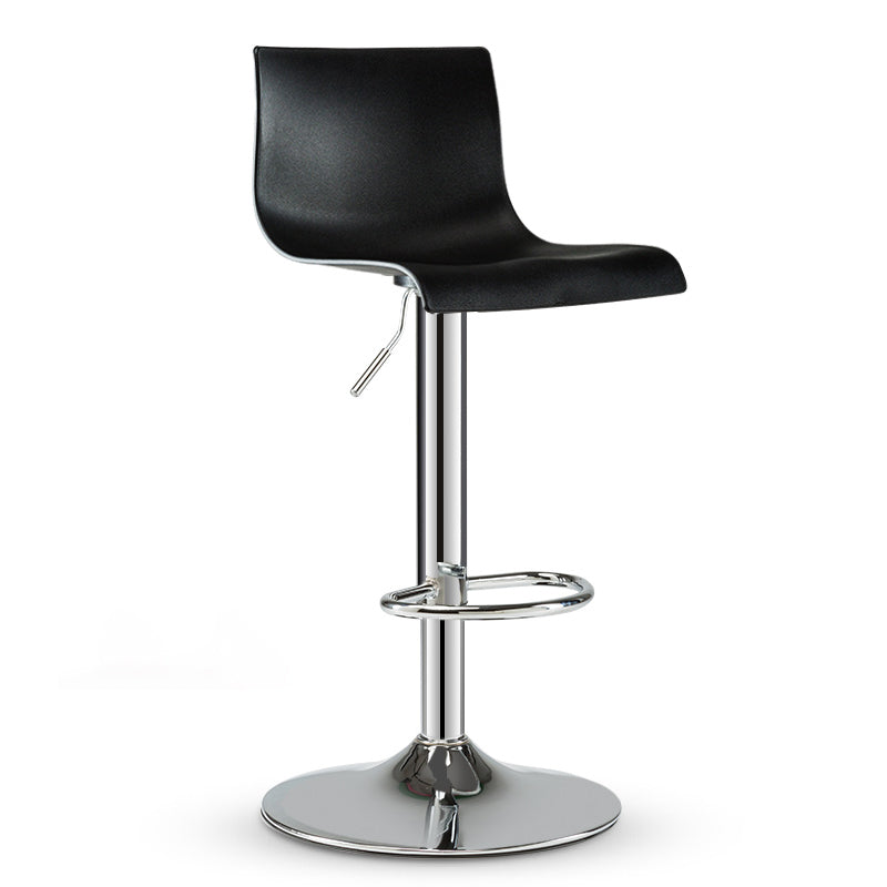 Moderne plastic stoelen Barstool Roterende tillend metalen barkruk voor binnen
