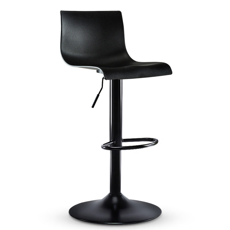 Moderne plastic stoelen Barstool Roterende tillend metalen barkruk voor binnen