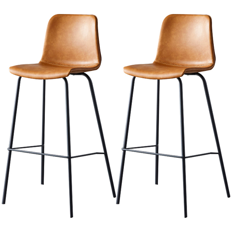 Tabouret élevé industriel en détresse rembourrée industrielle avec siège baquet