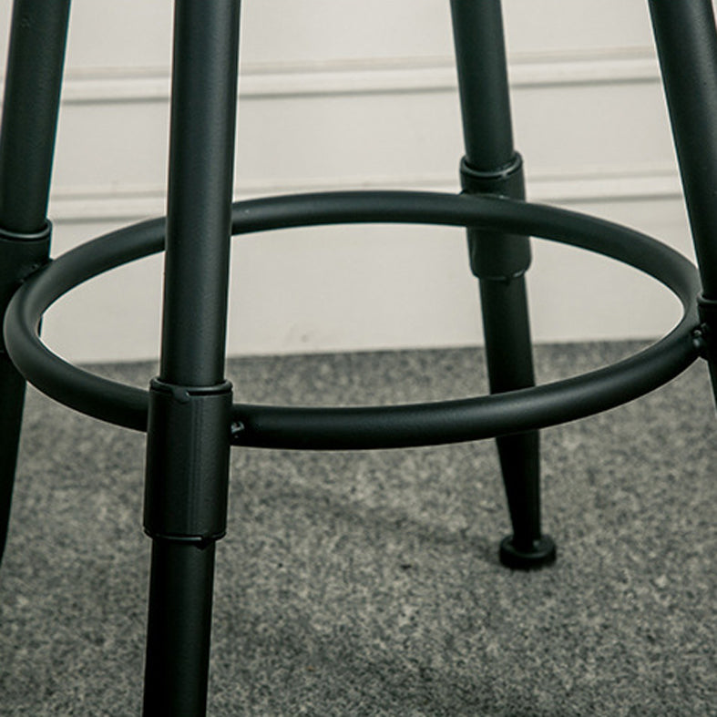 Taburete de barra giratoria estilo industrial de 4 pies taburete para comedor juego de 3