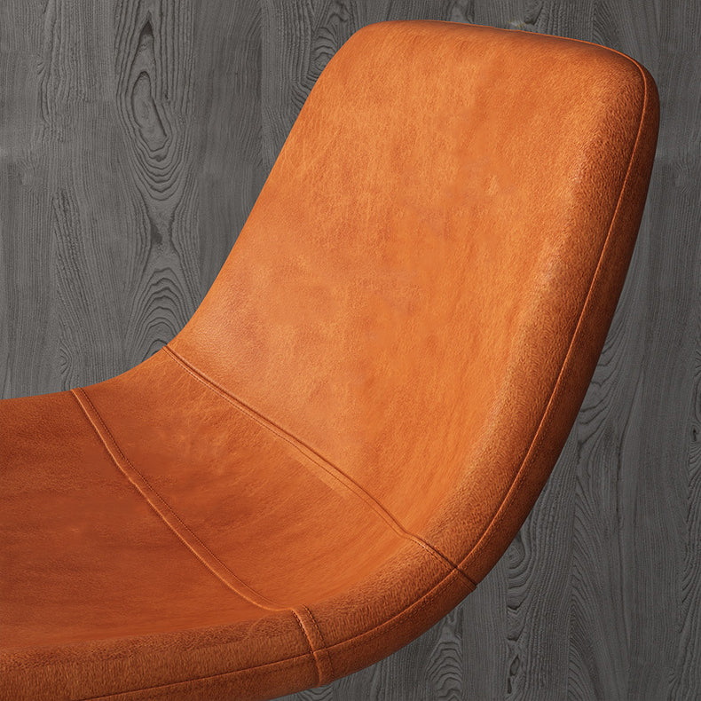 Taburetes de bar de estilo industrial cojines de cuero taburetes de mostrador rotativo 1 pieza