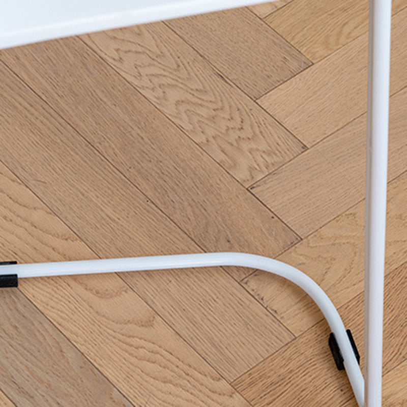 Industrial Iron Simple Barstool Indoor Tall Stool with ABS Seat