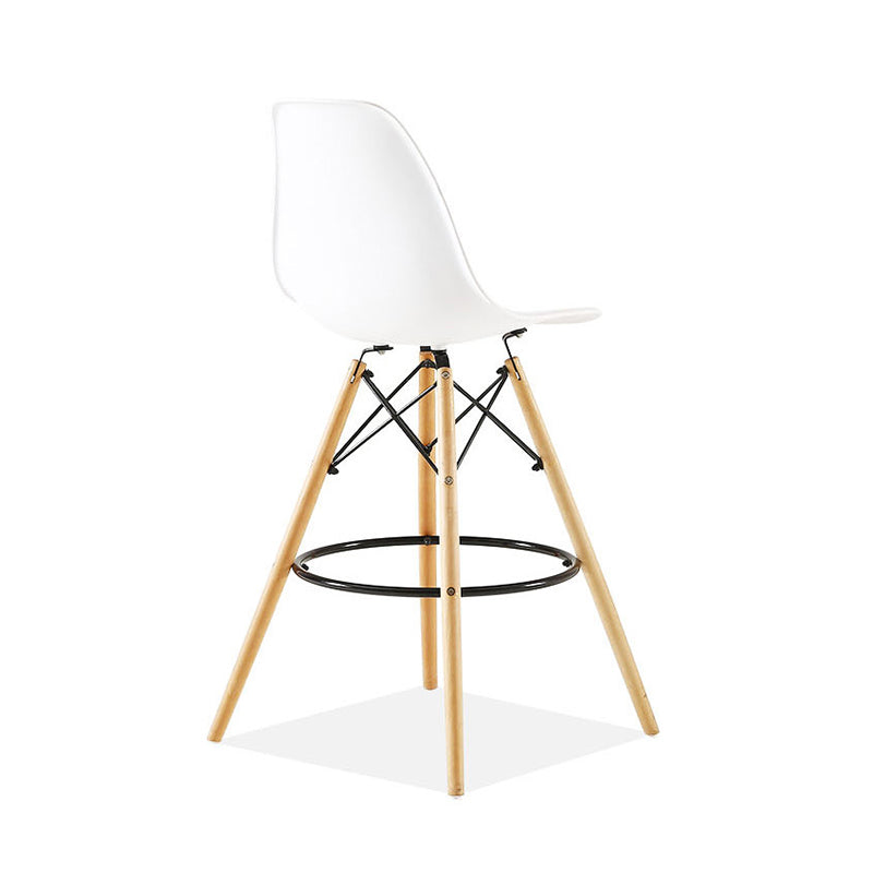 Moderner Wohnzimmer Thekeschatzhocker Buntes einfacher Hocker mit Holzbasis