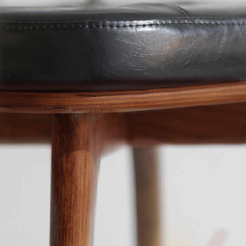 Taburetes de estilo industrial taburetes de bar tapizado de madera Bristol con asiento cuadrado