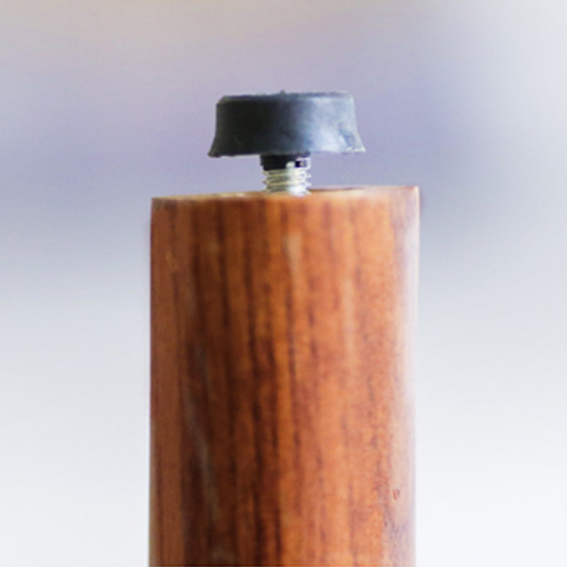 Taburetes de estilo industrial taburetes de bar tapizado de madera Bristol con asiento cuadrado