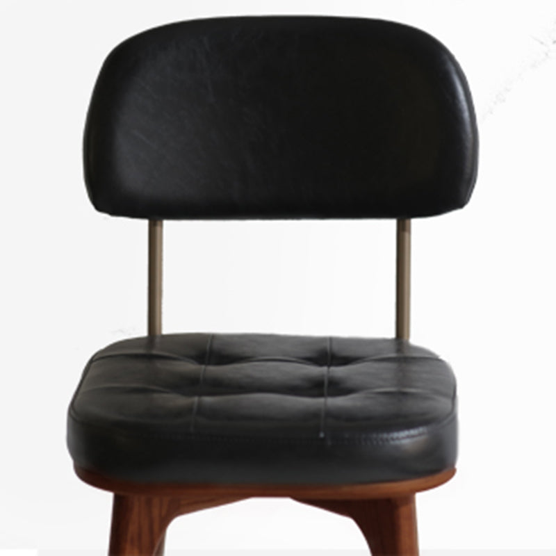 Taburetes de estilo industrial taburetes de bar tapizado de madera Bristol con asiento cuadrado