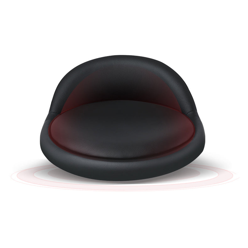 Black Modern Metal Bar Stool Adjustable Footrest Low Back Indoor Stool