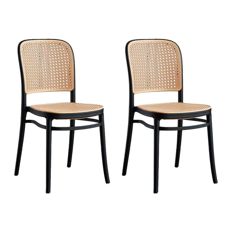 Sgabello da bar moderno di plastica quadrata poggiapiede per la caffetteria