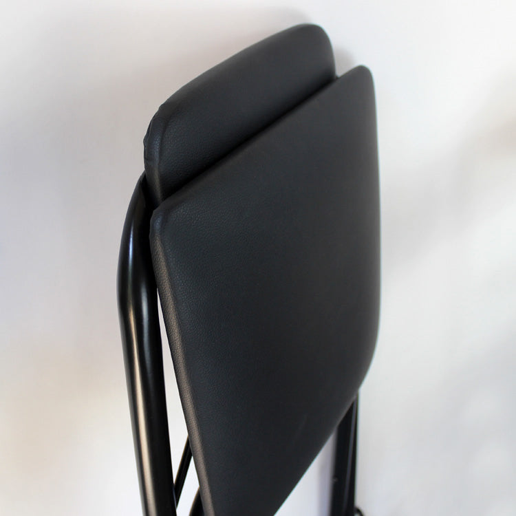 Taburete de bar plegable con respaldo moderno, taburete de bar de hierro para balcón con reposapiés