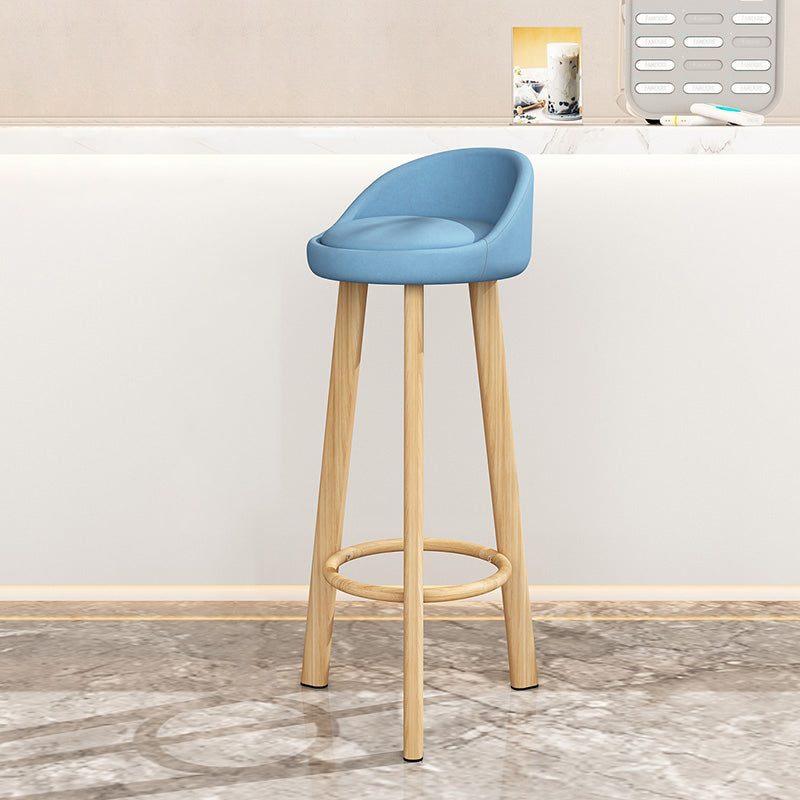 Taburete de bar sin brazos con respaldo moderno, taburete de bar de acero para cajero con cojín