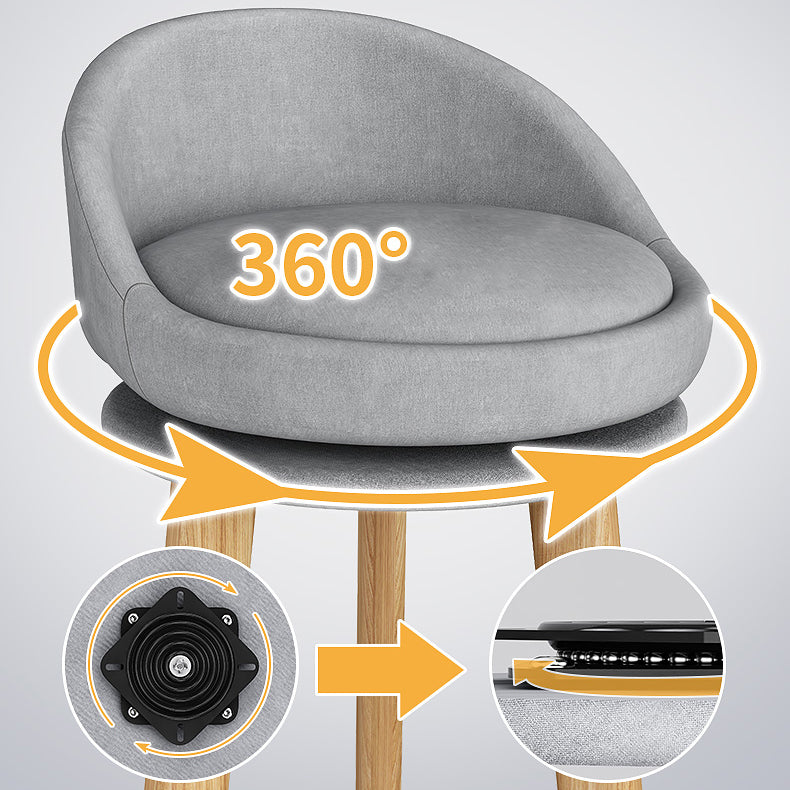 Taburete de bar sin brazos con respaldo moderno, taburete de bar de acero para cajero con cojín