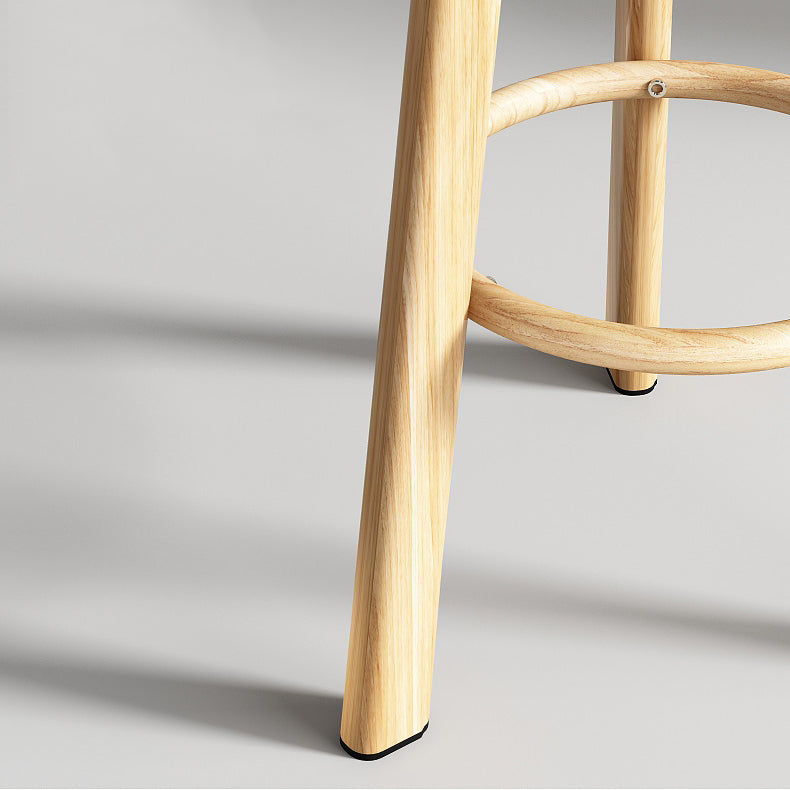 Taburete de bar sin brazos con respaldo moderno, taburete de bar de acero para cajero con cojín