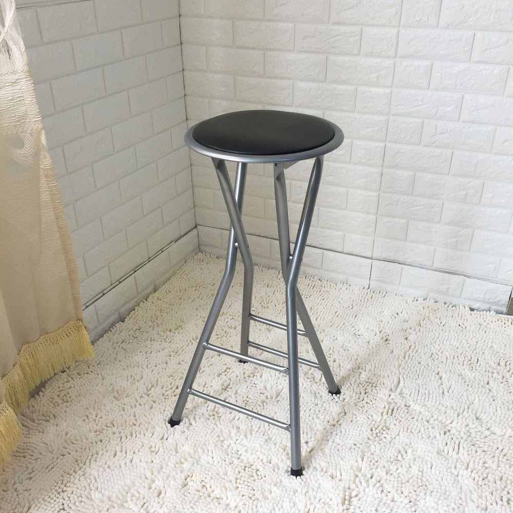 Taburete moderno de la sala de estar de acero de la sala de acero con reposapiés