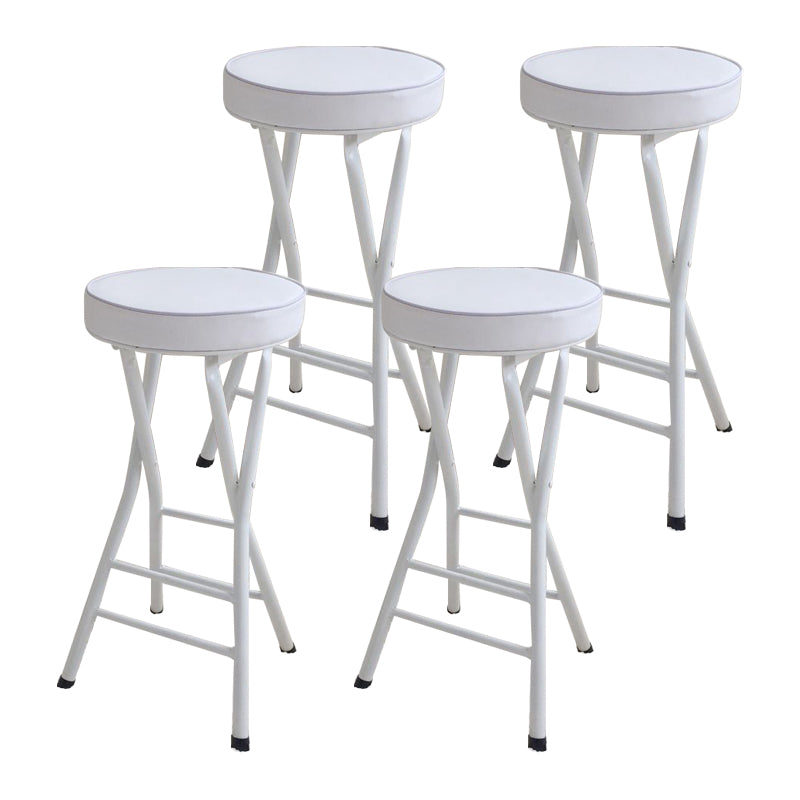 Taburete moderno de la sala de estar de acero de la sala de acero con reposapiés