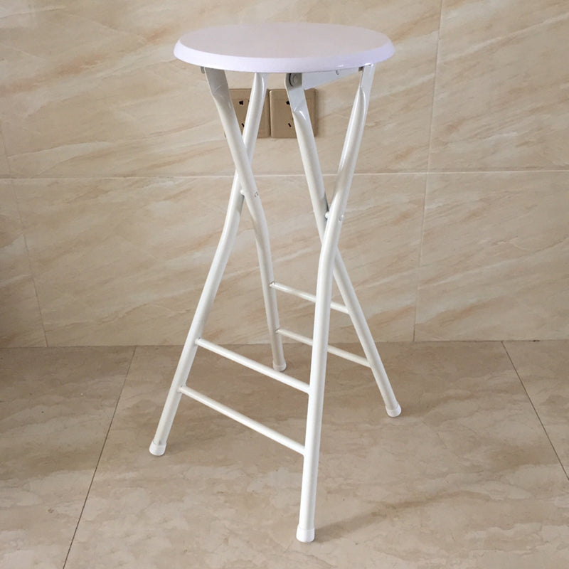 Taburete moderno de la sala de estar de acero de la sala de acero con reposapiés