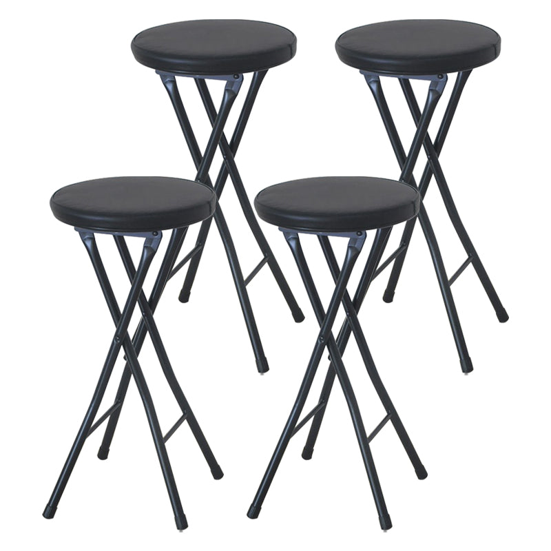 Taburete moderno de la sala de estar de acero de la sala de acero con reposapiés